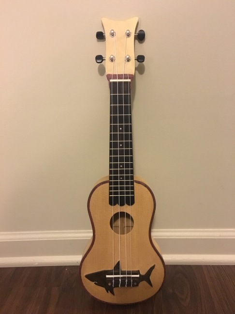 Custom made soprano ukulele, see more details and video here: https://obannoncustomdesigns.com/2016/11/15/a-ukulele/